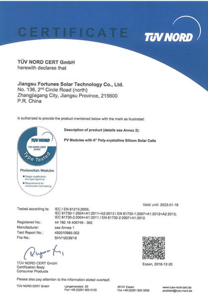 Poly _IEC61215-61730